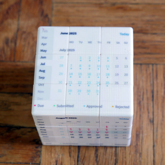 Timesheet Rubik's Cube