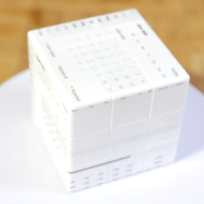Timesheet Rubik's Cube