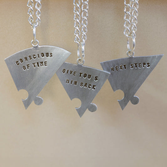 Group call 6-part heart pendant
