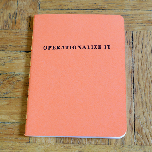 Operationalize It Pad